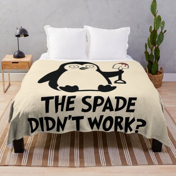 Item preview, Unhinged Penguin With Blood Spade Dark Humor Funny Animal designed and sold by Amir Faysal.