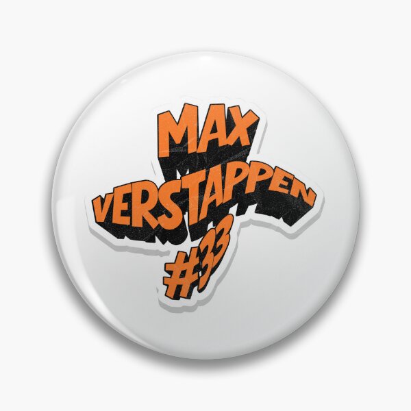 Item preview, Max Verstappen #33 (White Outline) designed and sold by BTWCards.