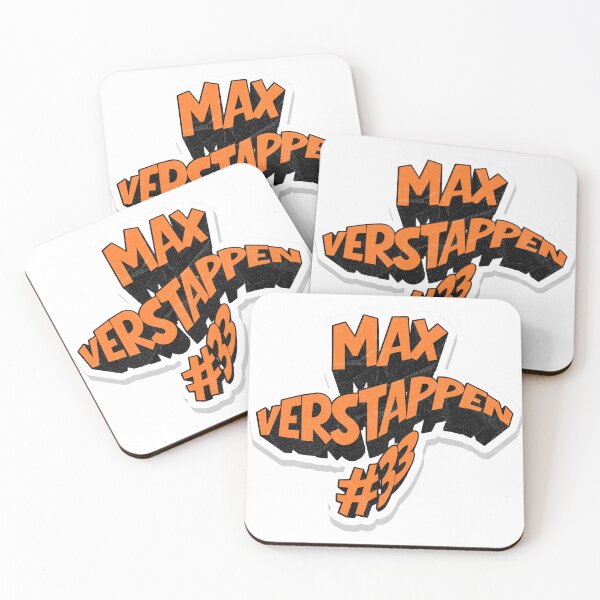 Item preview, Max Verstappen #33 (White Outline) designed and sold by BTWCards.