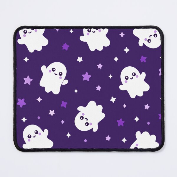 Item preview, Cute Ghost Party - Cute Kawaii Seamless Halloween Pattern designed and sold by inkaylindesign.