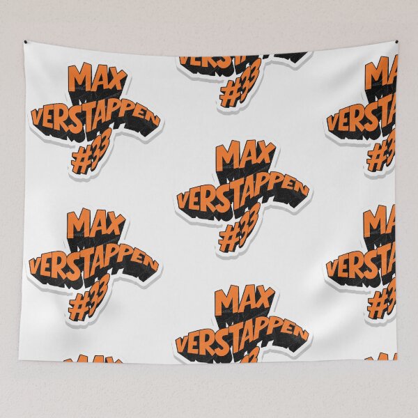 Item preview, Max Verstappen #33 (White Outline) designed and sold by BTWCards.