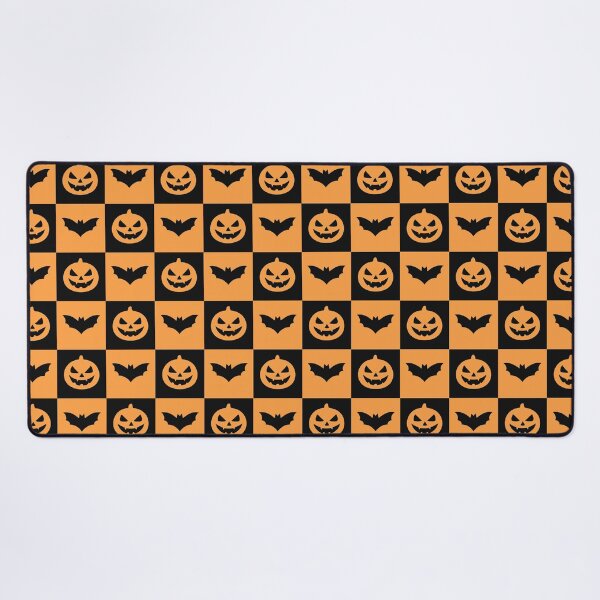 Item preview, Halloween Grid Bats and Jack O Lanterns designed and sold by Uniquely Yours.