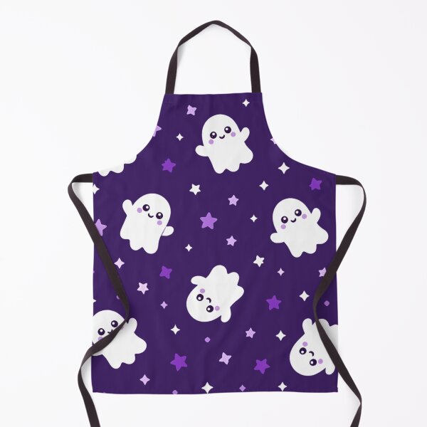 Item preview, Cute Ghost Party - Cute Kawaii Seamless Halloween Pattern designed and sold by inkaylindesign.