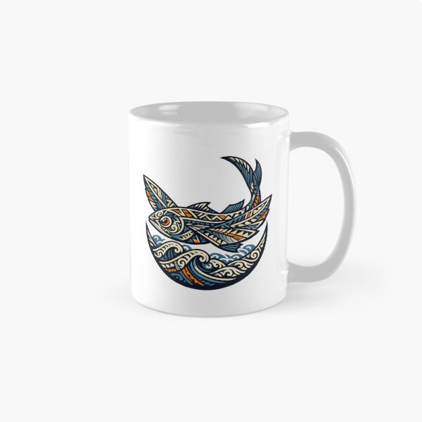 Item preview, Maori Flying Fish – Sacred Ocean Emblem designed and sold by SilentPowerArt.