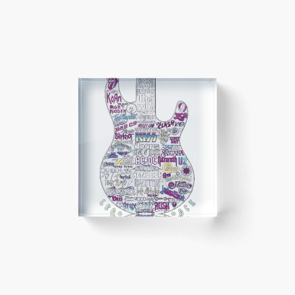 Item preview, Legends Of Rock Guitar Retro designed and sold by WhiteRave.