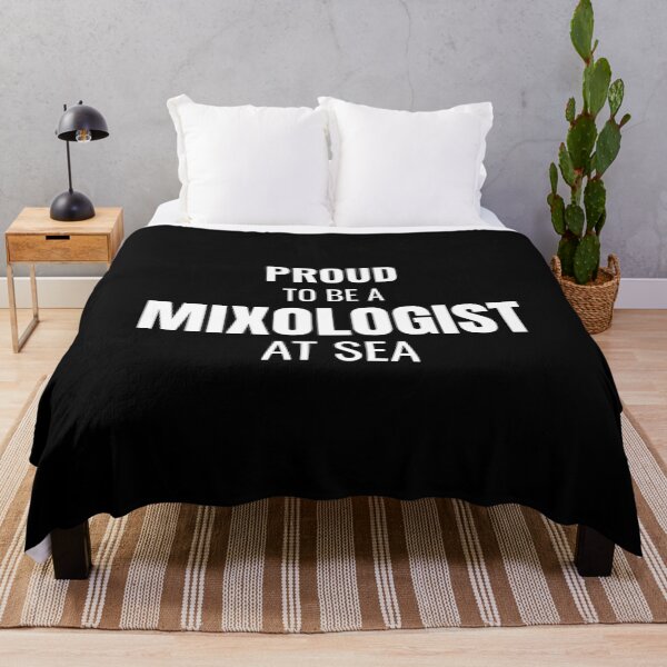 Item preview, Proud to be a Mixologist at Sea (White) designed and sold by ShipCrewNation.