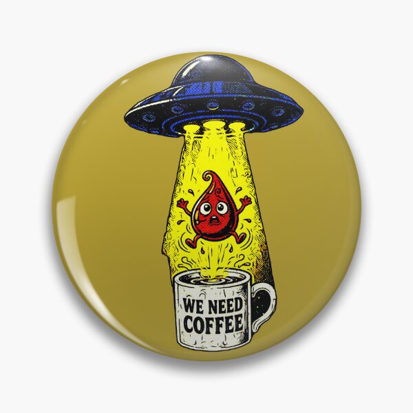 Item preview, We Need Coffee | Fun UFO Coffee Design designed and sold by AstronautMerch.