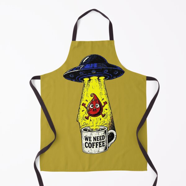 Item preview, We Need Coffee | Fun UFO Coffee Design designed and sold by AstronautMerch.
