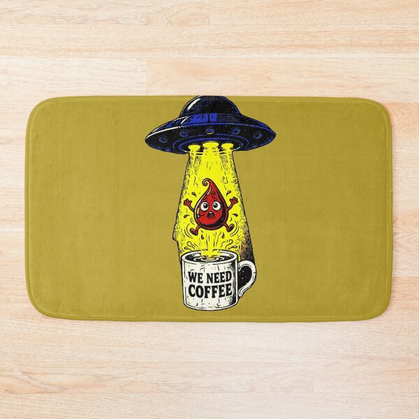 Item preview, We Need Coffee | Fun UFO Coffee Design designed and sold by AstronautMerch.