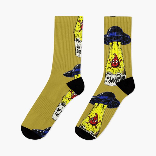 Item preview, We Need Coffee | Fun UFO Coffee Design designed and sold by AstronautMerch.