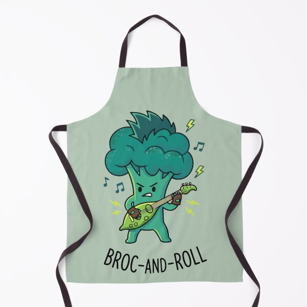 Item preview, Broc And Roll Rocker Broccoli Playing Guitar Funny Punk Food designed and sold by Amir Faysal.