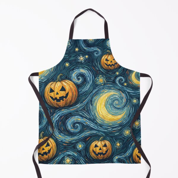 Item preview, Starry Night Jack O Lanterns Halloween Art designed and sold by cameleon style.