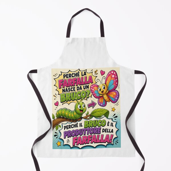 Item preview, Funny Caterpillar and Butterfly – Cartoon Joke designed and sold by RipantinaFantasy .