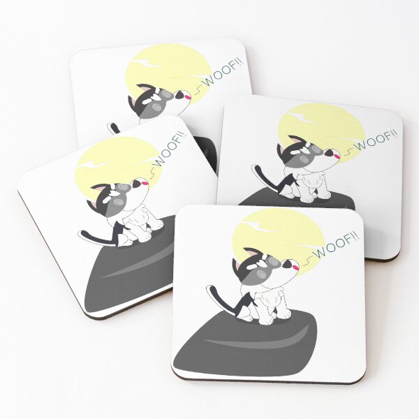 Item preview, Snowy the husky howl on the rock, cute Siberian husky, cute dog, dog lover designed and sold by Figaro-17.