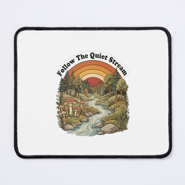 Item preview, Woodland Stream With Mushrooms Design designed and sold by SHOP-Corner.