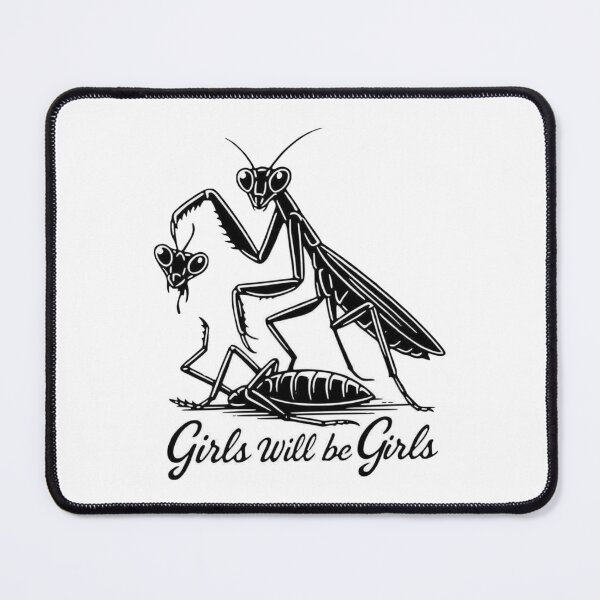 Item preview, Praying Mantis Funny Feminist Dark Humor designed and sold by LineArtForYou.
