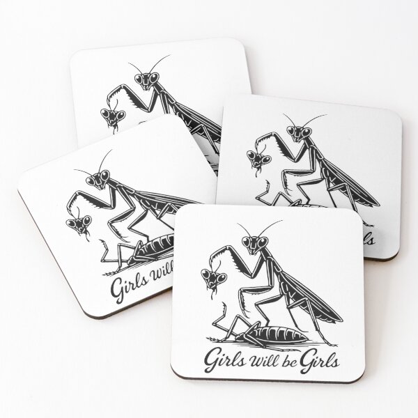 Item preview, Praying Mantis Funny Feminist Dark Humor designed and sold by LineArtForYou.