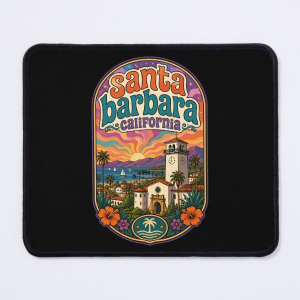 Item preview, Santa Barbara California Trippy Travel designed and sold by TomFrontierArt.