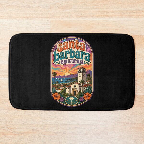 Item preview, Santa Barbara California Trippy Travel designed and sold by TomFrontierArt.