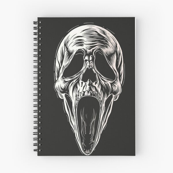 Item preview, Screaming Ghost Face Skull Horror Graphic designed and sold by ERODED SELF.
