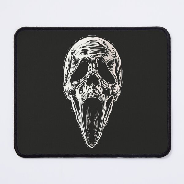 Item preview, Screaming Ghost Face Skull Horror Graphic designed and sold by ERODED SELF.