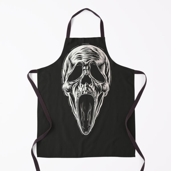 Item preview, Screaming Ghost Face Skull Horror Graphic designed and sold by ERODED SELF.