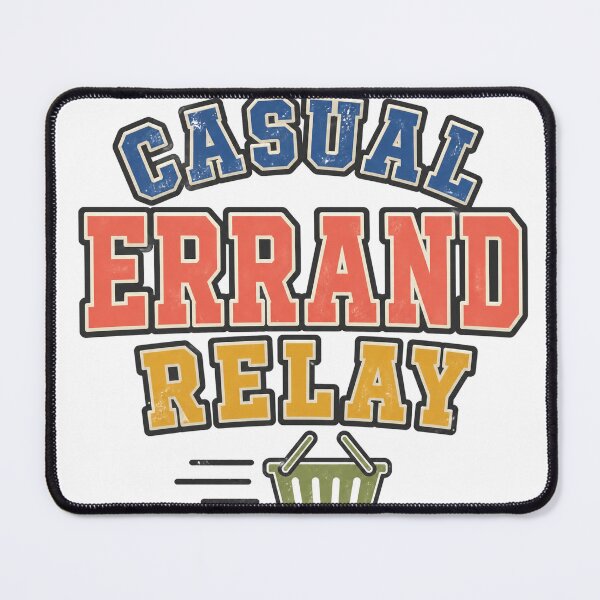 Item preview, Casual Errand Relay Badge designed and sold by aihrgdesign.