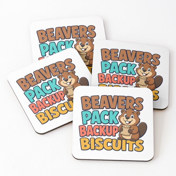 Item preview, Beavers Pack Backup Biscuits designed and sold by aihrgdesign.