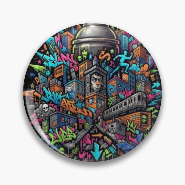 Item preview, Vibrant Graffiti Spray Paint Can and Street Art Design designed and sold by DailySparks.