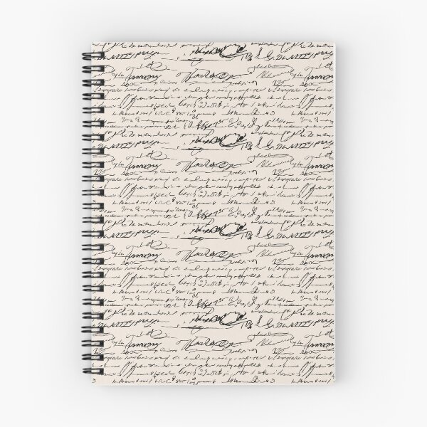 Item preview, Vintage Handwritten Script Antique Manuscript Dark Academia Pattern designed and sold by legacylivingshop.