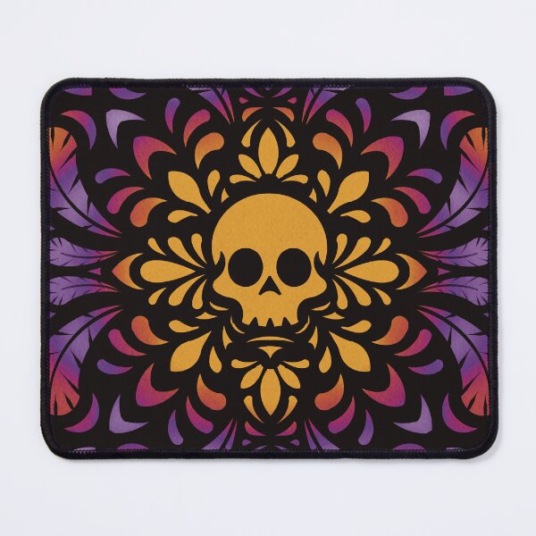 Item preview, Skull and Feathers - Sunset Colors designed and sold by Mx’d Media Art and Design by Henri Hulo.