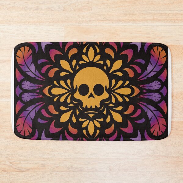 Item preview, Skull and Feathers - Sunset Colors designed and sold by Mx’d Media Art and Design by Henri Hulo.