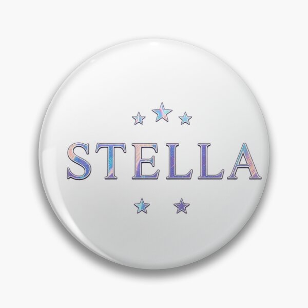 Item preview, Stella Holographic Name With Stars Celestial Typography  designed and sold by LC&LCPlatform.