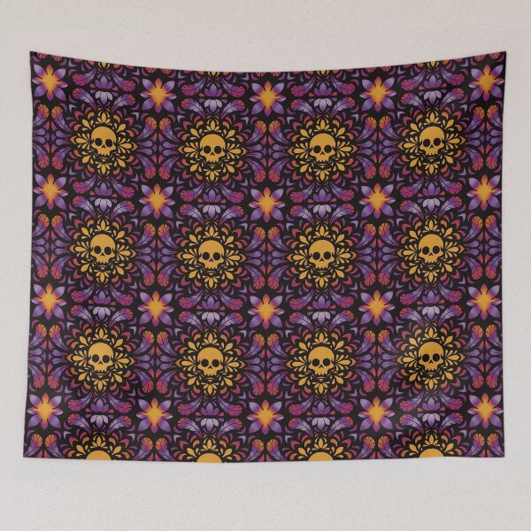 Item preview, Skull and Feathers - Sunset Colors designed and sold by Mx’d Media Art and Design by Henri Hulo.