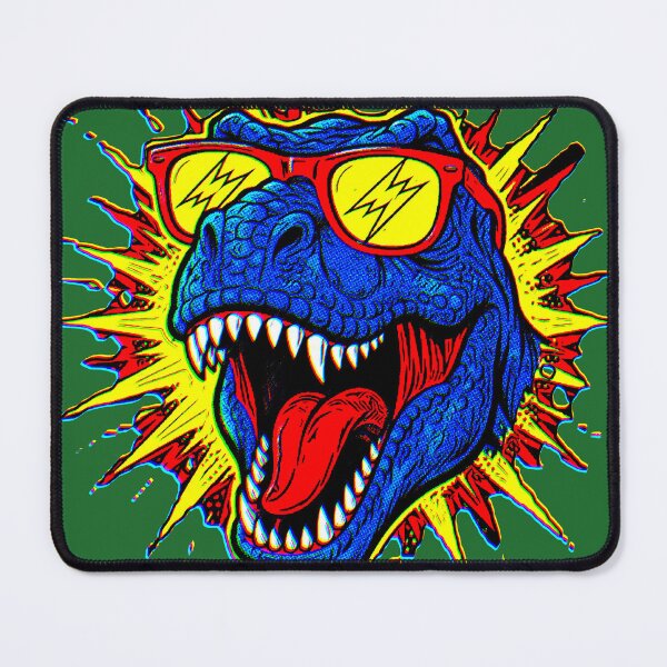 Item preview, Retro T-Rex | Dinosaur Design Neon Glasses designed and sold by AstronautMerch.