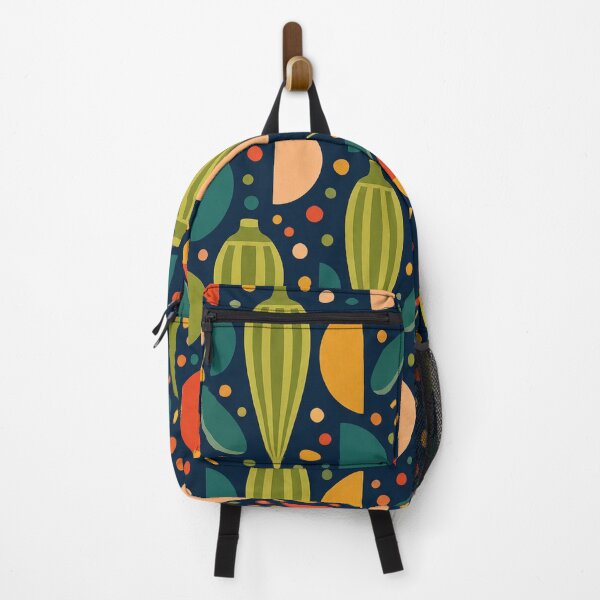 Item preview, Okra Firefly Bauhaus Pattern designed and sold by aihrgdesign.