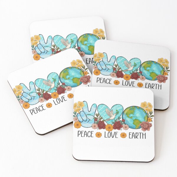 Item preview, Peace Love Earth Shirt | Earth Day Gift | Hippie Nature Lover Tee designed and sold by DigitalChickHub.