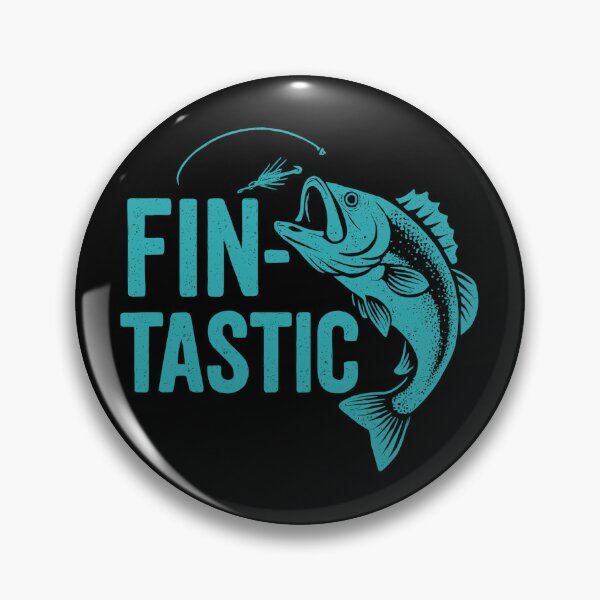 Artikelvorschau, Fin-tastic! Lustiges Angler & Riesen-Fisch Design entworfen und verkauft von Pineapple-Tree.