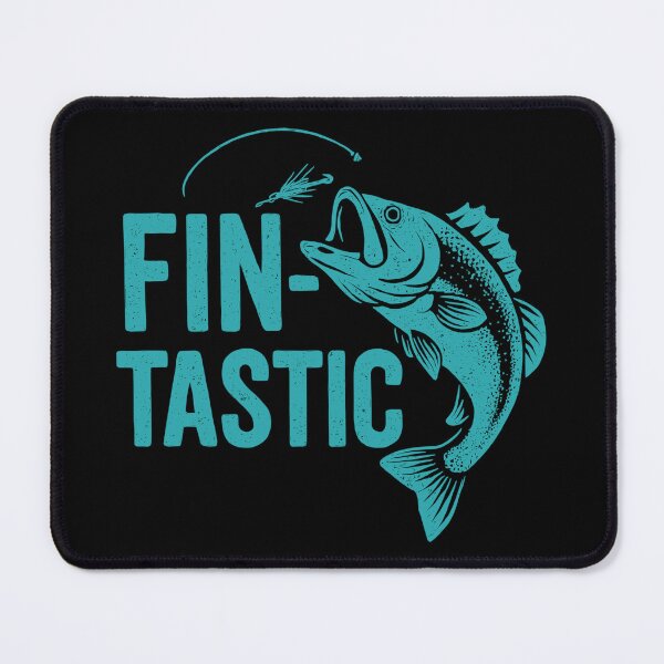 Item preview, Fin-tastic! Fun Angler & Giant Fish Design designed and sold by Pineapple-Tree.