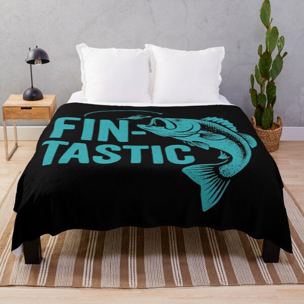 Item preview, Fin-tastic! Fun Angler & Giant Fish Design designed and sold by Pineapple-Tree.