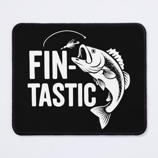 Item preview, Fin-tastic! Fun Angler & Giant Fish Design designed and sold by Pineapple-Tree.