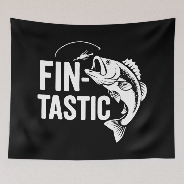 Item preview, Fin-tastic! Fun Angler & Giant Fish Design designed and sold by Pineapple-Tree.