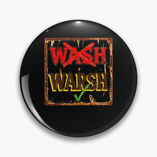 Item preview, Wash Warsh Southern Accent Country Saying Pronunciation Joke designed and sold by Lhwatsrdina.