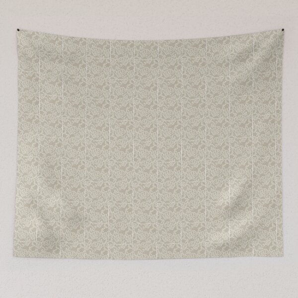 Item preview, Elegant White Floral Lace Pattern designed and sold by Cleairydelulu.