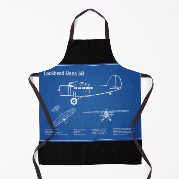Item preview, Lockheed Vega 5B Of Amelia Earhart Airplane Bluepr designed and sold by atreyoshop.