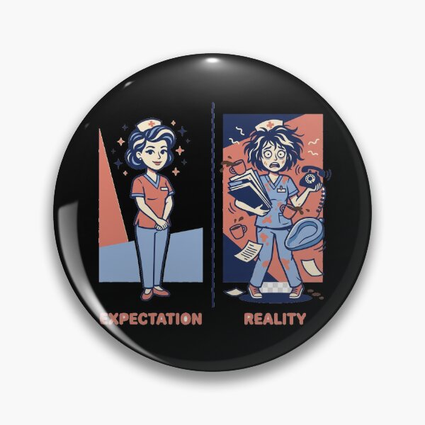 Item preview, Funny Nurse Shirt - Nursing Expectation vs Reality Gift designed and sold by Harlo.co.