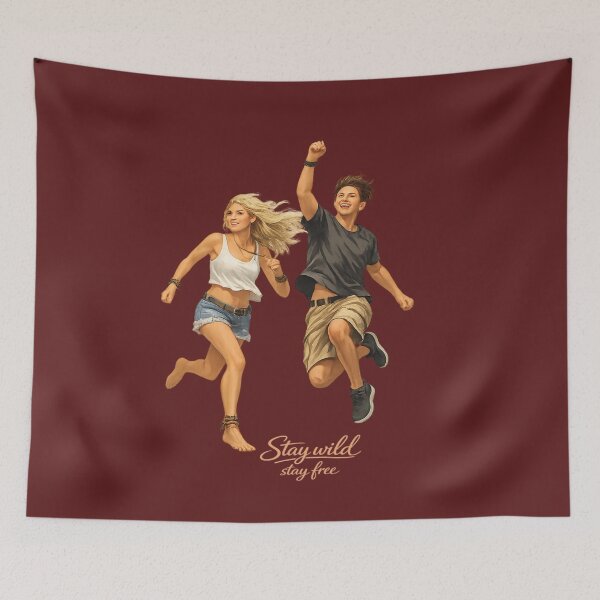 Item preview, Stay wild stay free designed and sold by JaroDesign2023.