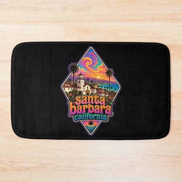 Item preview, Santa Barbara California USA Trippy Travel designed and sold by TomFrontierArt.