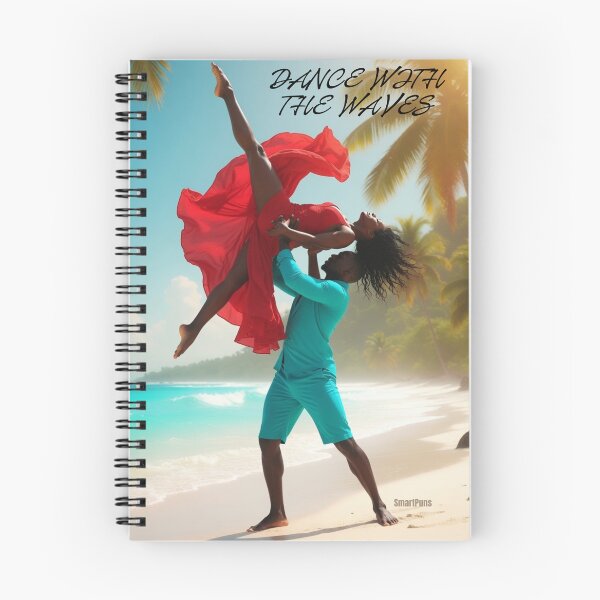 Item preview, Dance with the Waves – Tropical Acrobatic Bachata Couple, Romantic Beach Sunset Lift Portrait, Sensual Latin Dancers Apparel Poster designed and sold by SmartPuns.