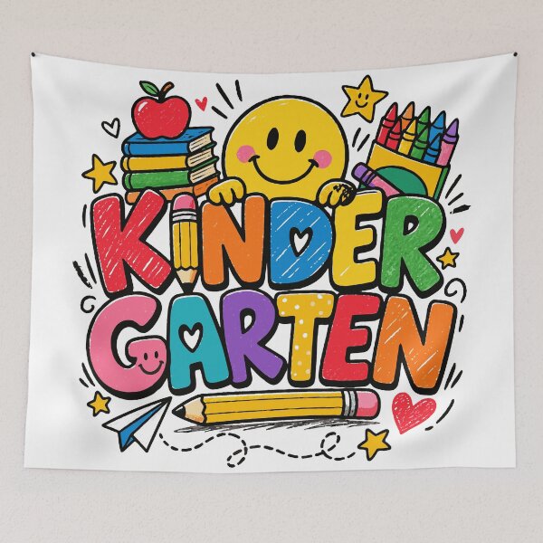 Item preview, Kindergarten T-Shirt | Cute Back to School First Day Kindergarten Shirt designed and sold by Sunday.Supply.